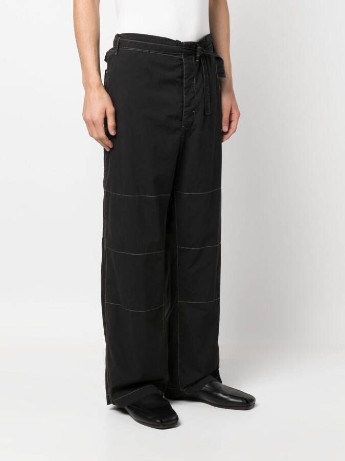 LEMAIRE Oversized broek Zwart