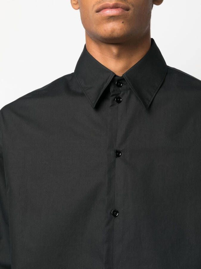 LEMAIRE Oversized overhemd Zwart