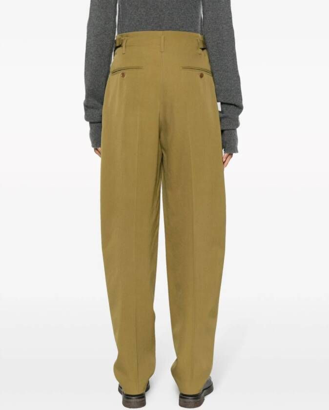 LEMAIRE Straight broek Groen