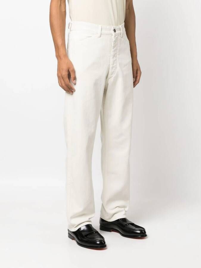 LEMAIRE Straight jeans Beige
