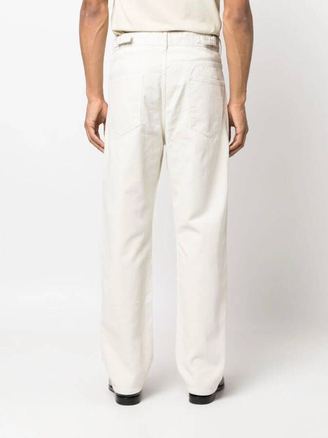 LEMAIRE Straight jeans Beige