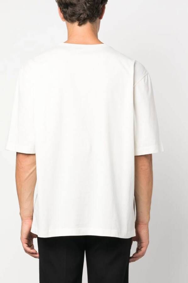 LEMAIRE T-shirt met borstzak Wit