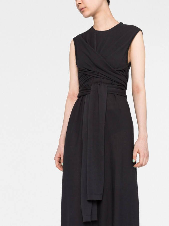 LEMAIRE Jurk met strikdetail Grijs