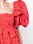 Leo Lin Mini-jurk met pofmouwen Rood - Thumbnail 5