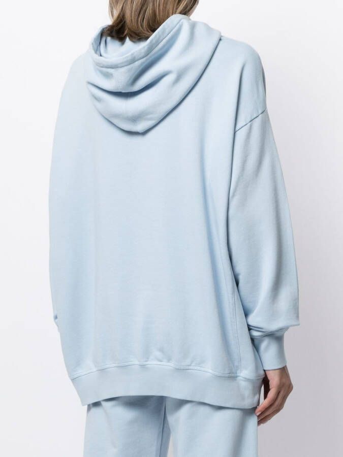 Les Girls Les Boys Hoodie met logoprint Blauw