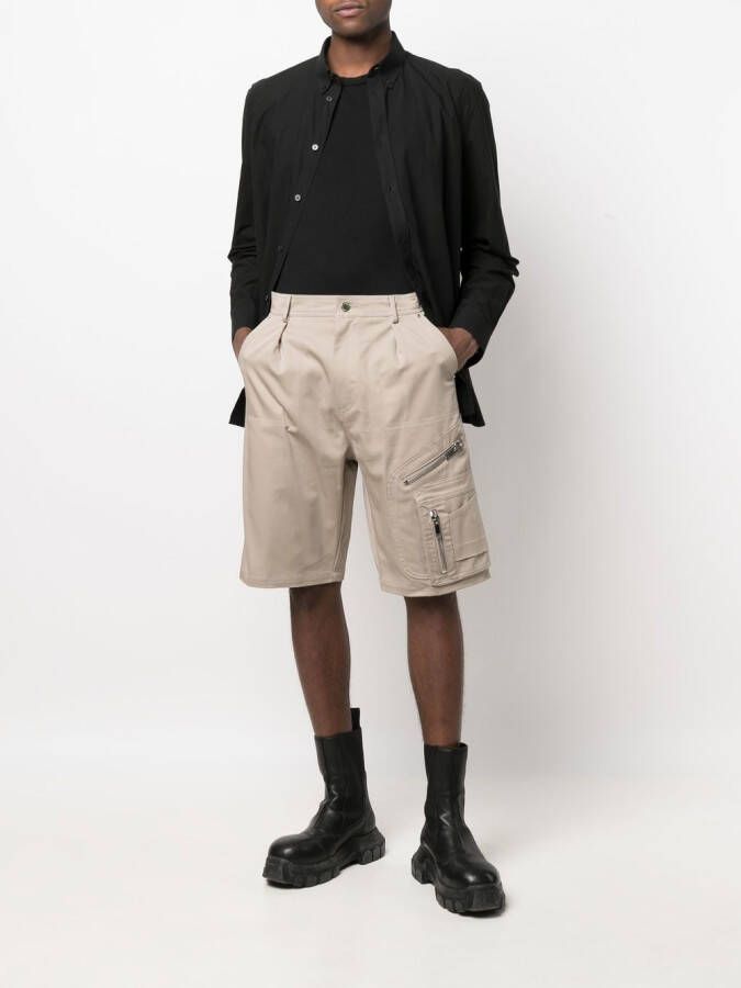 LES HOMMES Cargo shorts Beige