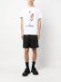 LES HOMMES T-shirt met print Wit - Thumbnail 2