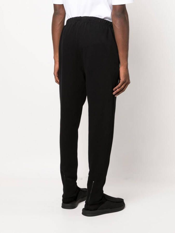 Les Tien Fleece trainingsbroek JET BLACK