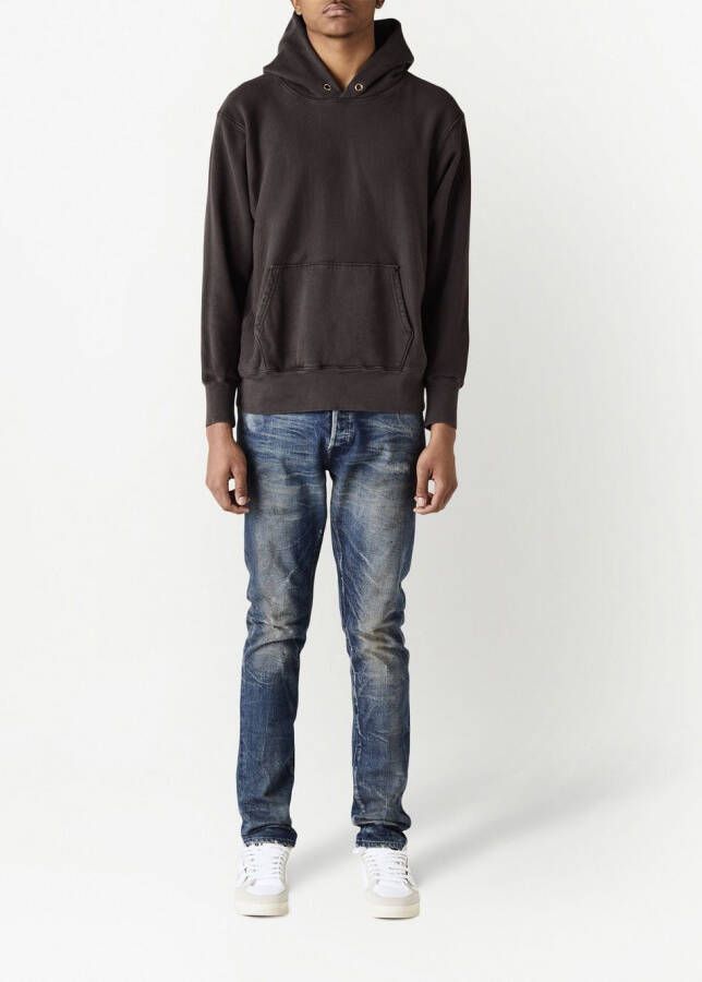 Les Tien Hoodie met buidel Zwart