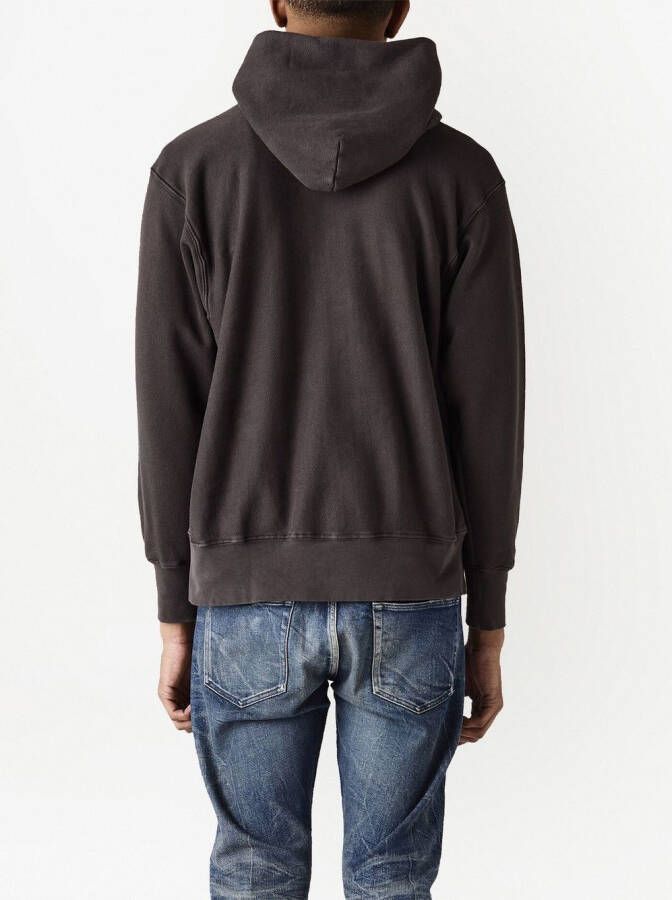 Les Tien Hoodie met buidel Zwart