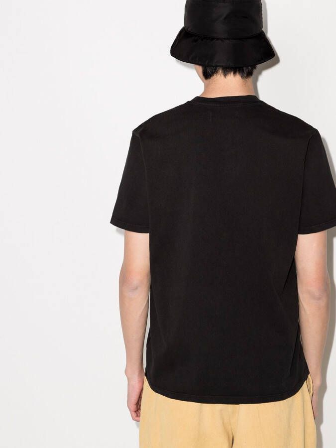Les Tien T-shirt met borstzak Zwart