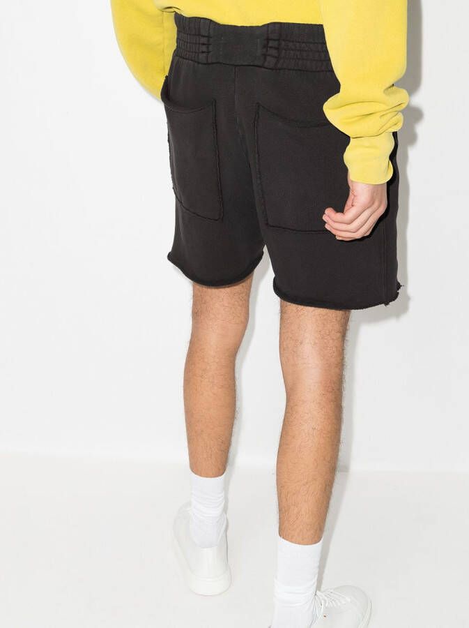 Les Tien Trainingsshorts met trekkoordtaille Grijs
