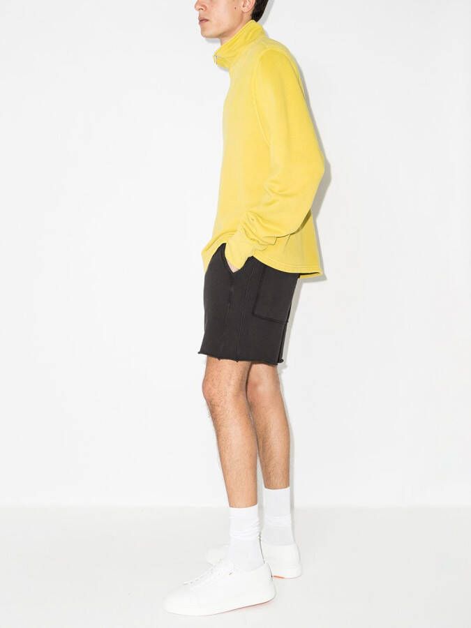 Les Tien Trainingsshorts met trekkoordtaille Grijs