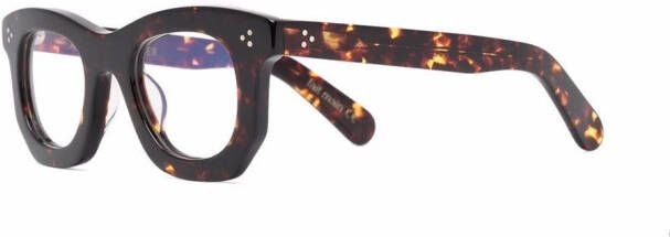 Lesca Bril met schildpadschild design Bruin