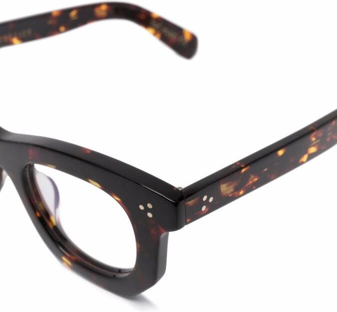Lesca Bril met schildpadschild design Bruin