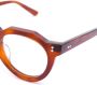 Lesca round frame glasses Bruin - Thumbnail 3