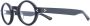 Lesca round frame glasses Zwart - Thumbnail 2