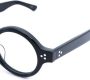 Lesca round frame glasses Zwart - Thumbnail 3