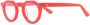 Lesca Bril met rond montuur Rood - Thumbnail 2