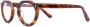 Lesca round tortoiseshell glasses Bruin - Thumbnail 2