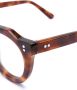 Lesca round tortoiseshell glasses Bruin - Thumbnail 3