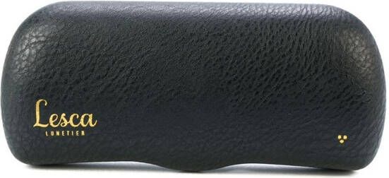 Lesca round tortoiseshell glasses Bruin