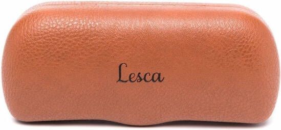 Lesca Saga bril met rond montuur Zwart