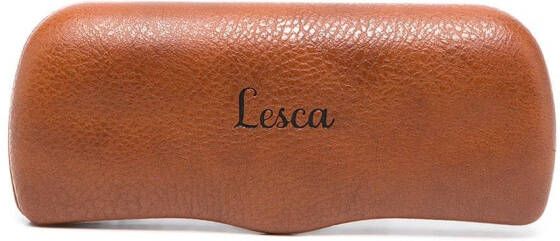 Lesca Yoga bril met rond montuur Bruin