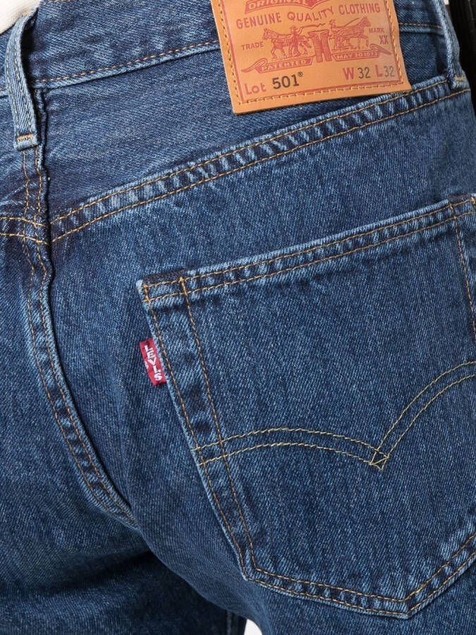 Levi's Straight jeans Blauw