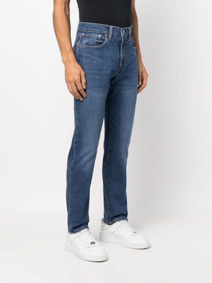 Levi's Jeans met toelopende pijpen Blauw