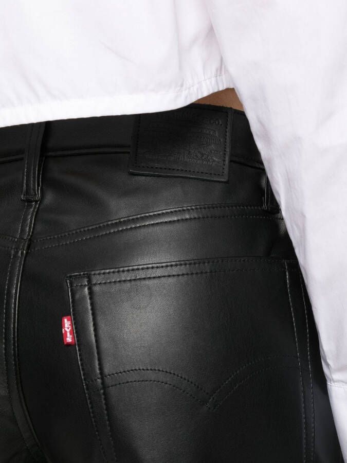 Levi's High waist jeans Zwart