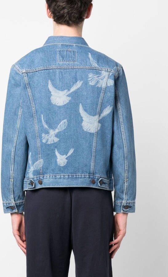 Levi's Denim jack Blauw