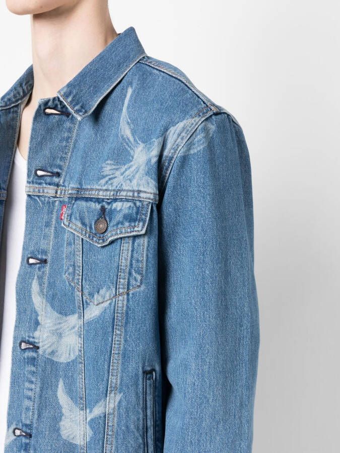 Levi's Denim jack Blauw