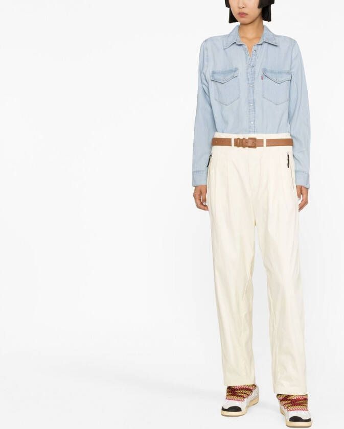 Levi's Denim blouse Blauw