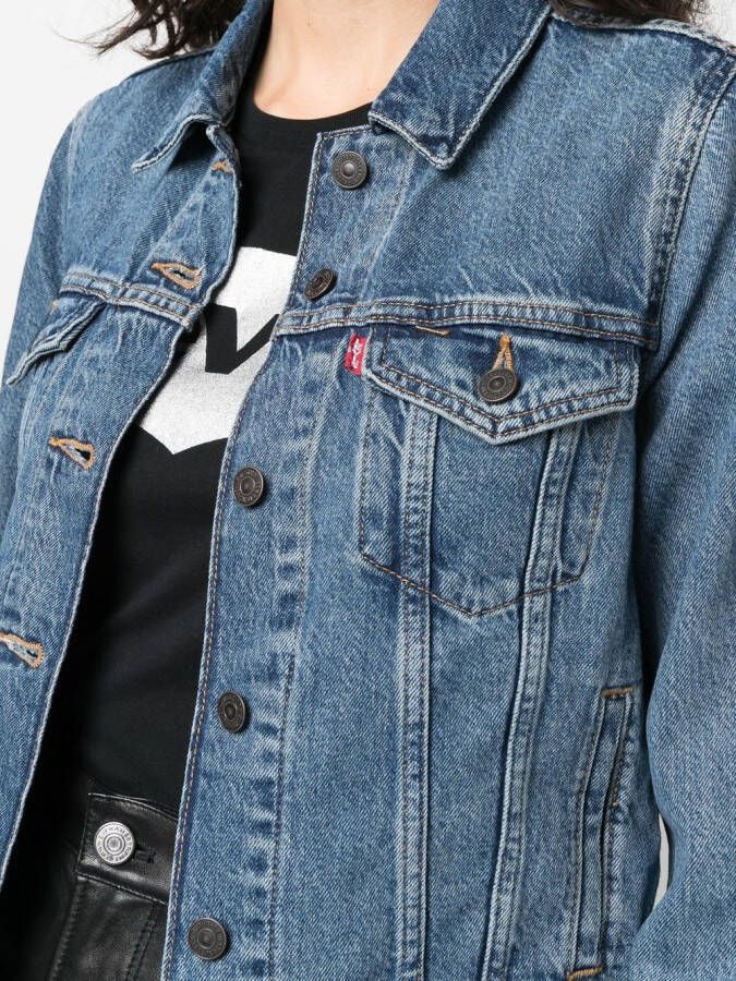Levi's Denim jack Blauw
