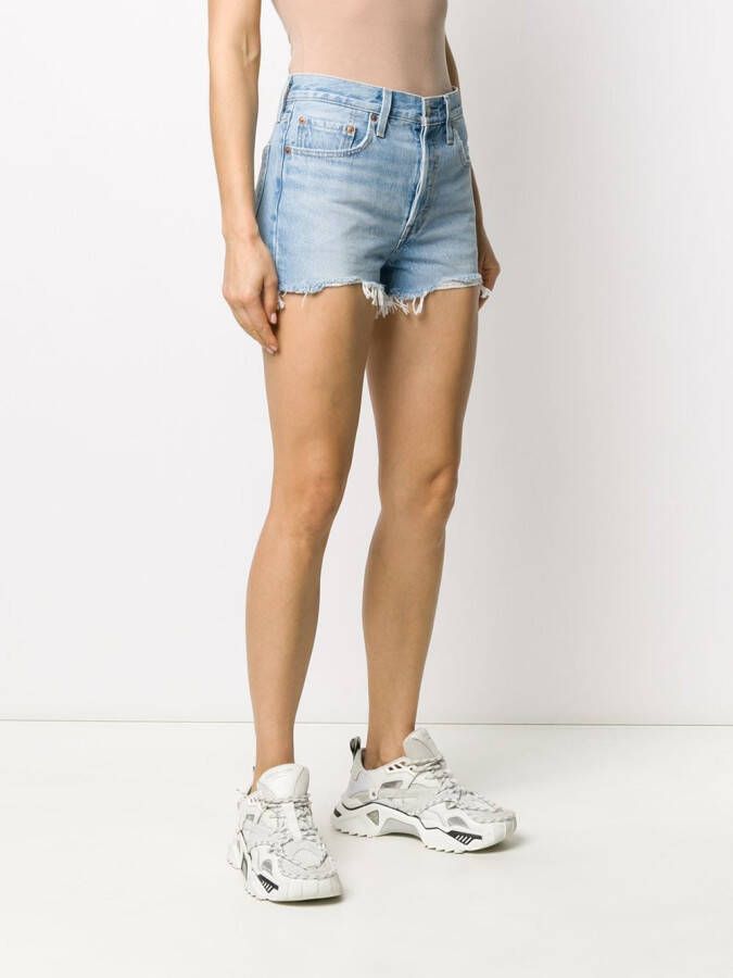 Levi's Denim shorts Blauw