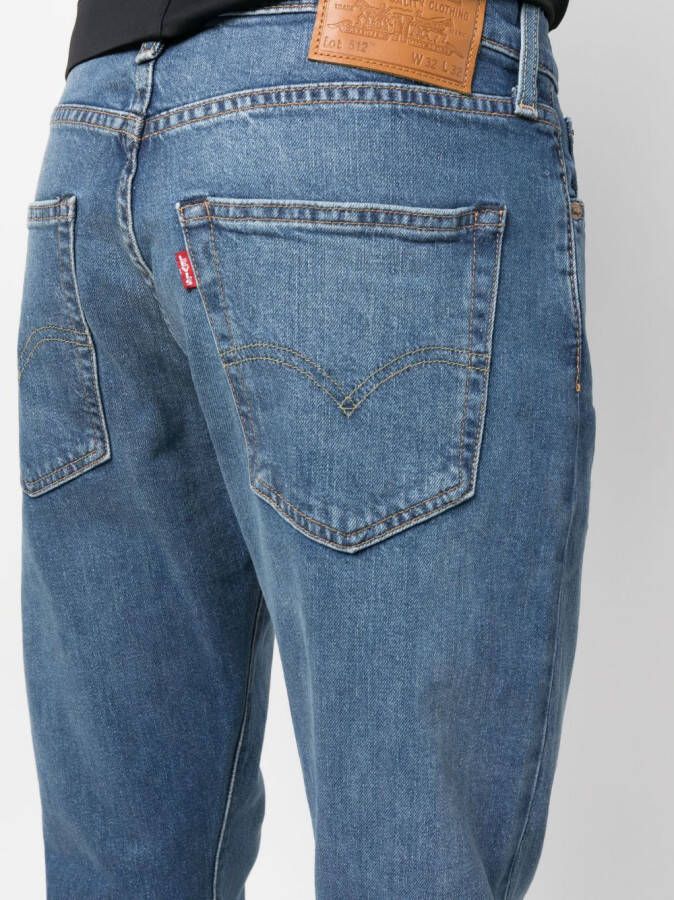 Levi's Jeans met toelopende pijpen Blauw