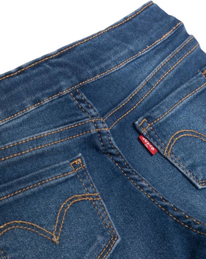 Levi's Kids Jeans met elastische taille Blauw