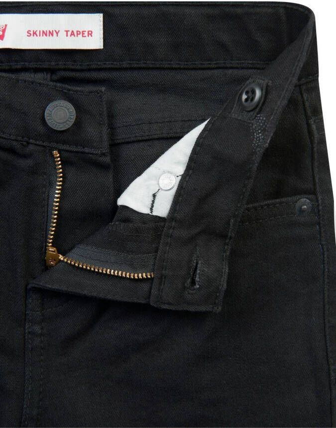 Levi's Kids Slim-fit jeans Zwart