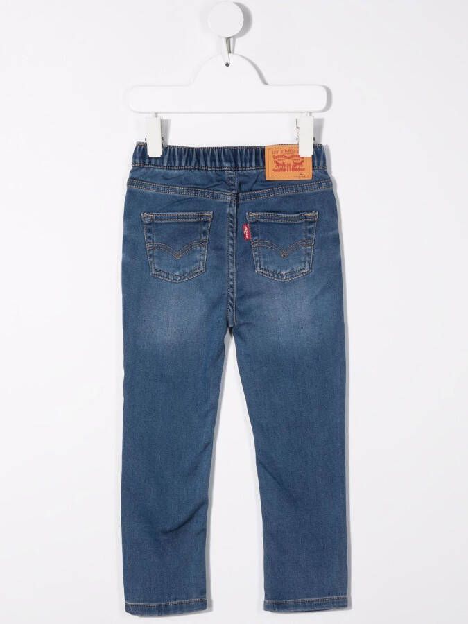 Levi's Kids Slim-fit jeans Blauw