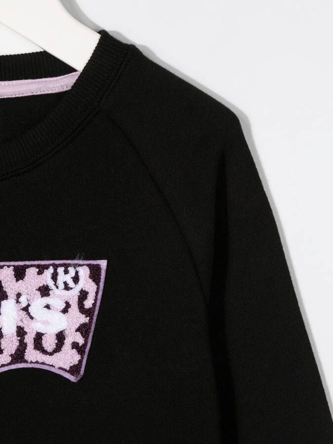 Levi's Kids Sweater met geborduurd logo Zwart