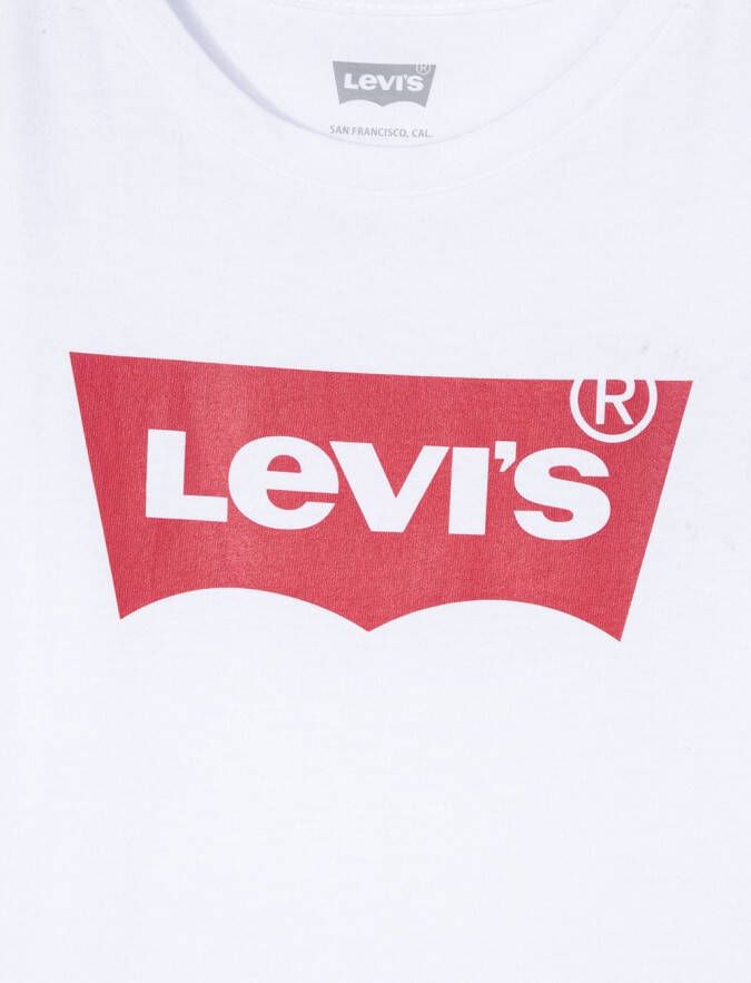 Levi's Kids T-shirt met logo Wit