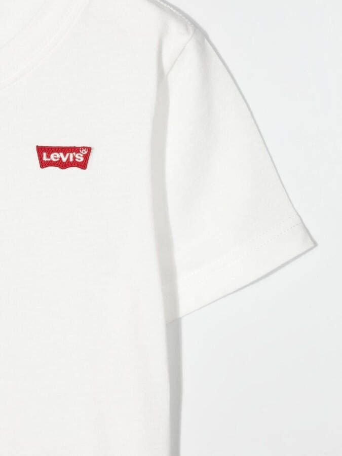 Levi's Kids T-shirt met logopatch Wit