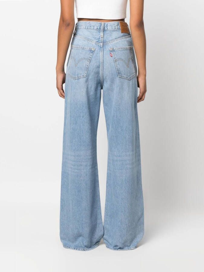 Levi's Jeans met wijde pijpen Blauw