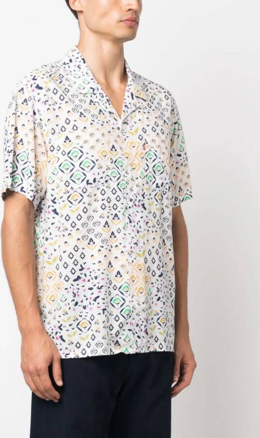 Levi's Overhemd met abstracte print Wit