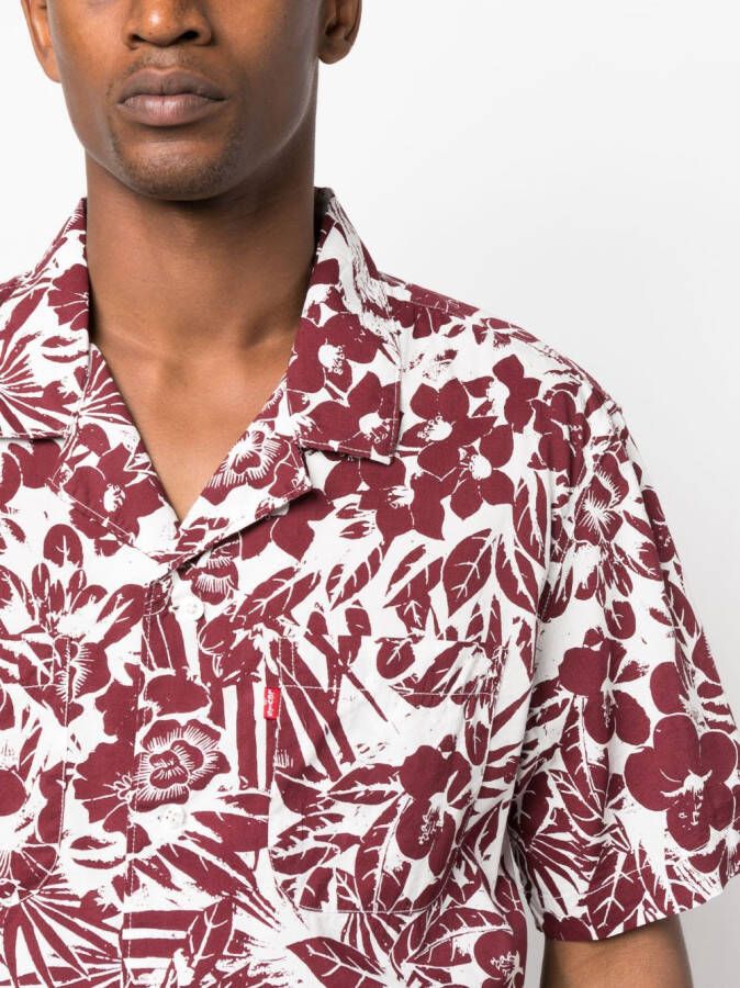 Levi's Overhemd met bloemenprint Rood