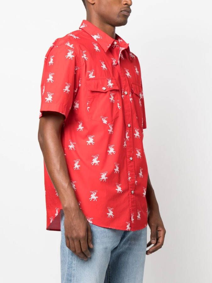 Levi's Overhemd met print Rood