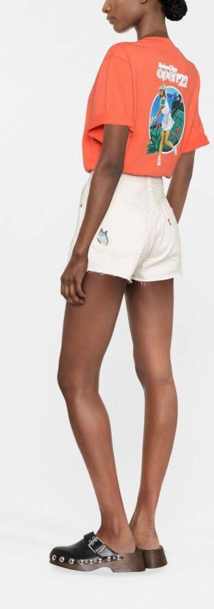 Levi's Shorts met vlinderprint Beige