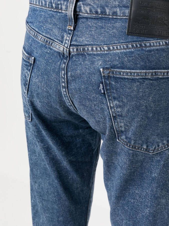 Levi's Slim-fit jeans Blauw