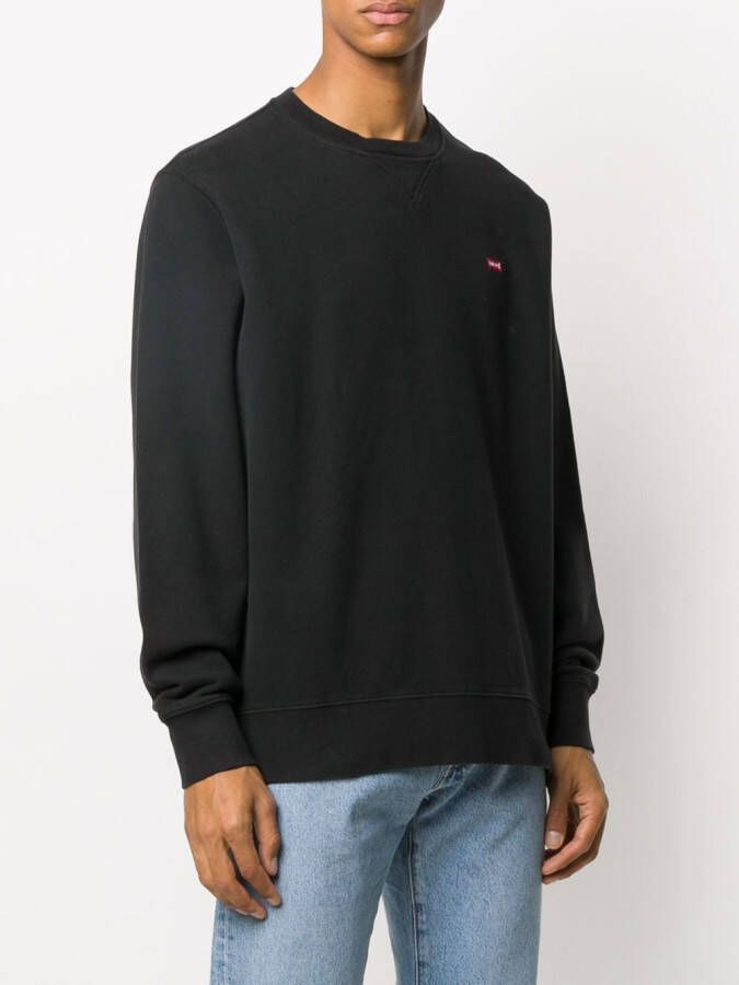 Levi's Sweater met logodetail Zwart